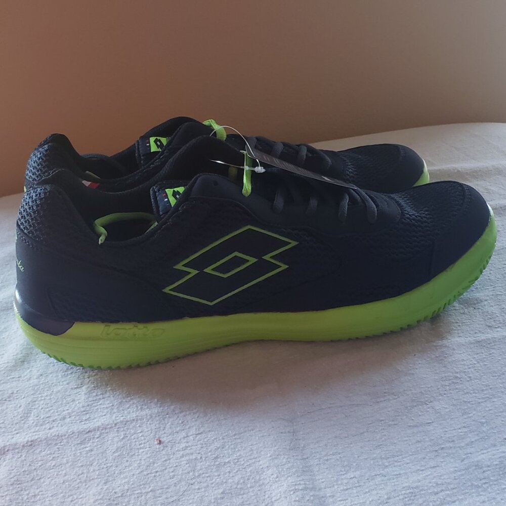 New Lotto Navy Neon Green Sneakers. Men 11,5 - Picture 9 of 10